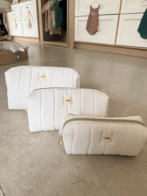Pañaleras - Neceser blanca